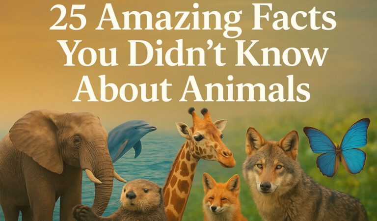 25 Amazing Facts You Didn’t Know About Animals