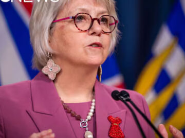 Passengers aren't showing any symptoms, Dr Bonnie Henry says